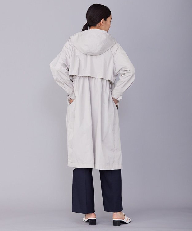 ICB メモリーツイル フーデットコート トープ系