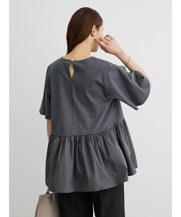 Green Parks ・ＥＬＥＮＣＡＲＥ　ＤＵＥイソザイキリカエプルオーバー Charcoal Gray