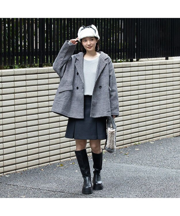 林八百吉商店 un chapeau バスクアビエイター グレー