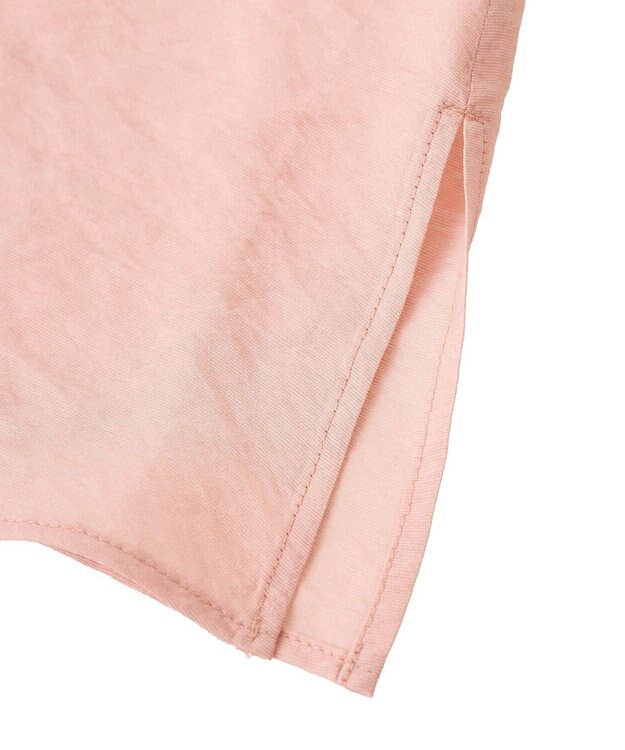 YECCA VECCA フリルギャザーボウタイブラウス Pink