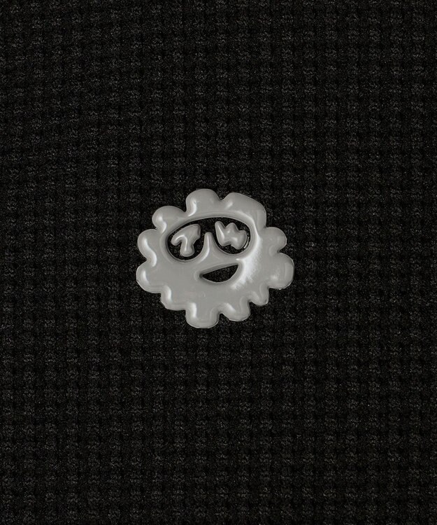 PW CIRCULUS 今が旬トップス！【ドライな肌触り / UV遮蔽率98.9% UVカット / ストレッチ】【MEN】ワッフルハーフジップトップス  ゴルフ グレー系