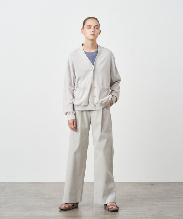 ATON HEAVY HEMP | ストレートパンツ GRAY