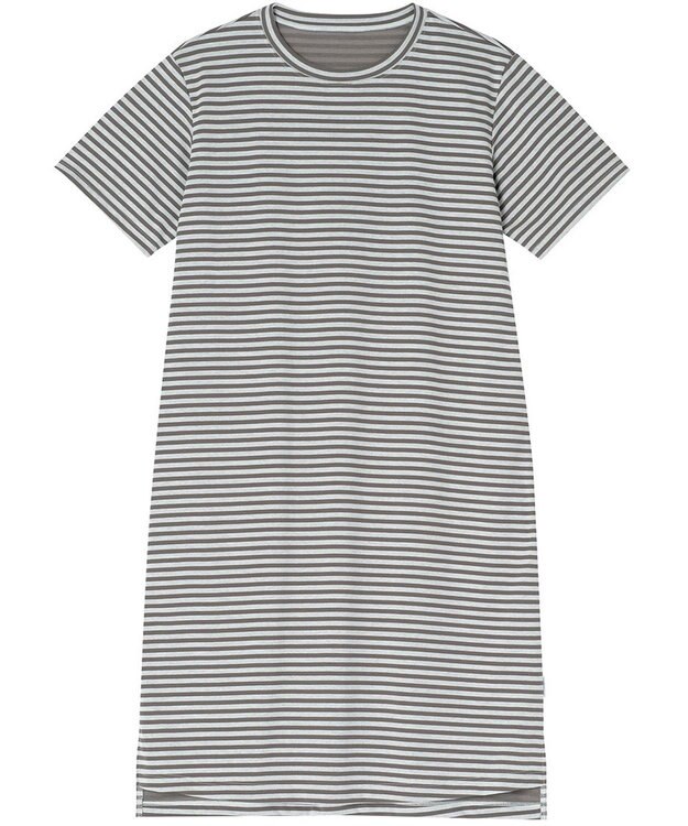 ワコール／睡眠科学 【ワンピース】　ネグリジェ　5分袖　肌のべとつきを軽減　吸汗速乾性　睡眠科学／ワコール　YNT140 ベージュ