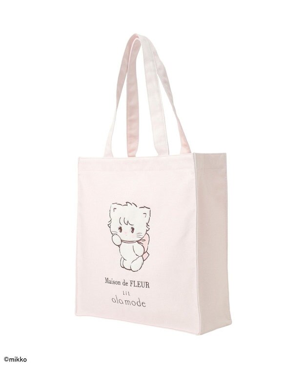 Maison de FLEUR Lil ala mode スクエアトートバッグ Light Pink