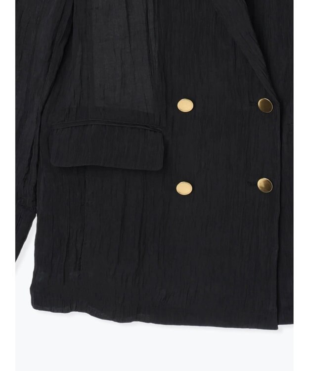 Te chichi リンクルライトテーラードジャケット ブラック