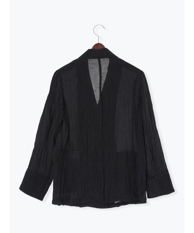 Te chichi リンクルライトテーラードジャケット ブラック