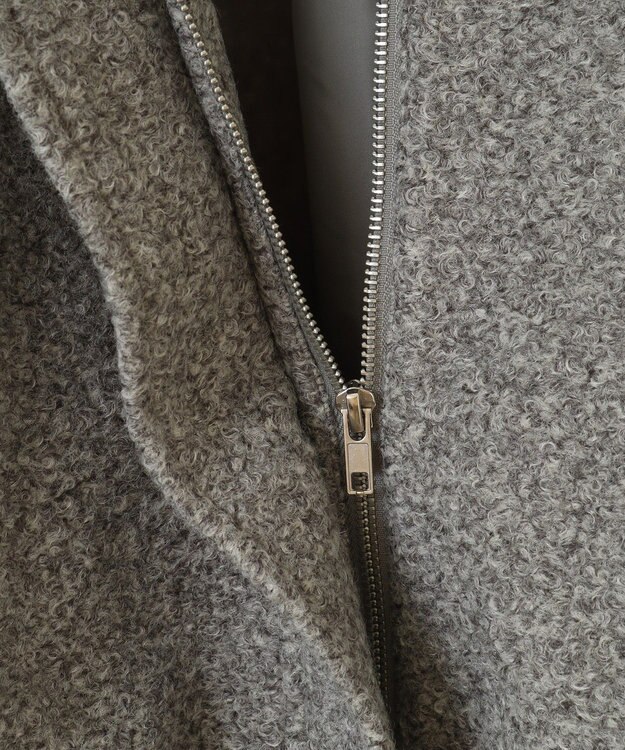 Green Parks ２ＷＡＹカラーコクーンブルゾン Gray Mixture