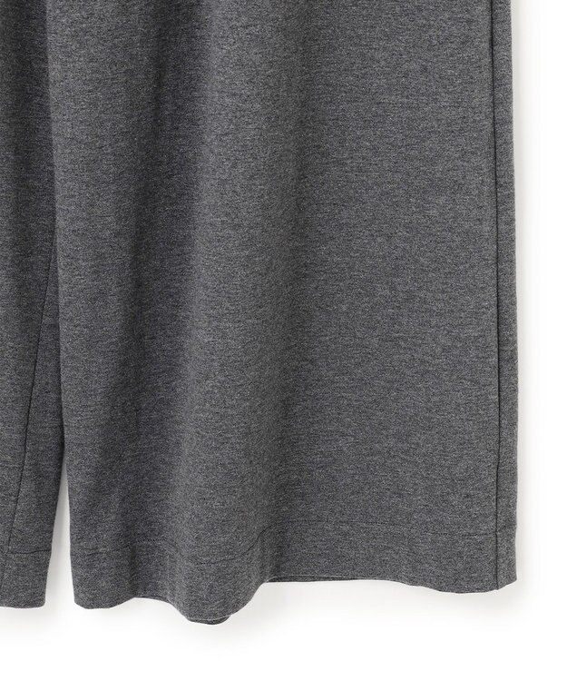 uncrave プレーンジャージー ギャザーパンツ チャコール