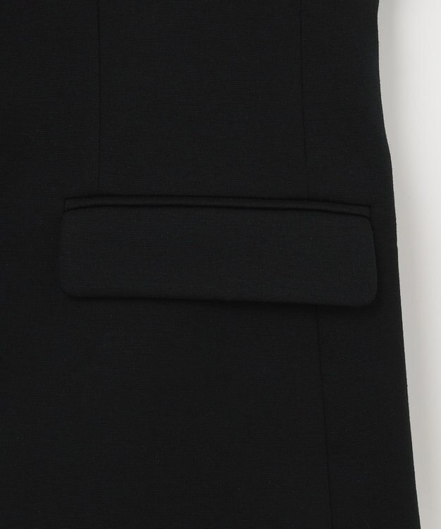 自由区 【XSサイズ～/洗える】WASHABLEPONTE テーラードジャケット ブラック系