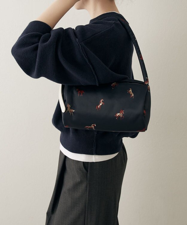 russet WOODLANDER ミニボストンバッグ(CE-1663) Horse/NV