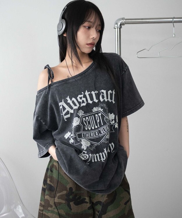 WEGO ２WAYグラフィックワンショルBIGT 柄1