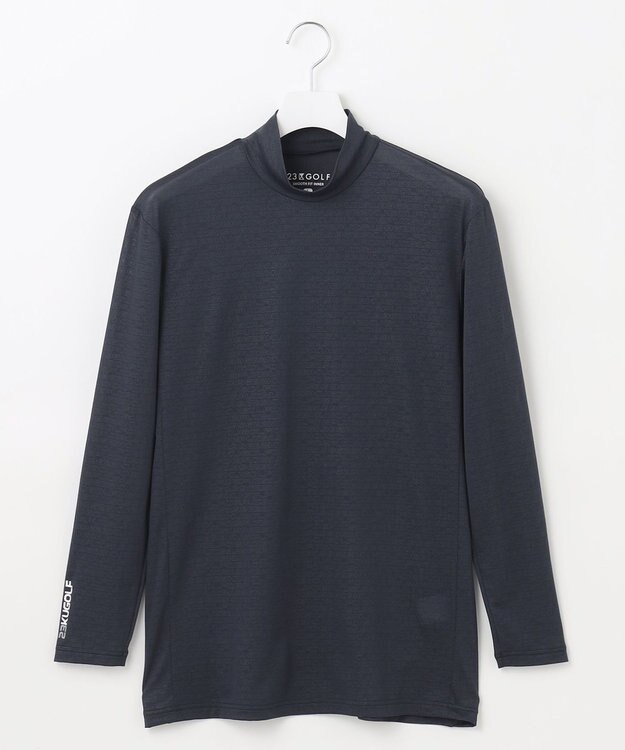 23区GOLF 【MEN】【UVケア・吸水速乾】３０デニール エンボスプリント インナーシャツ ネイビー系5