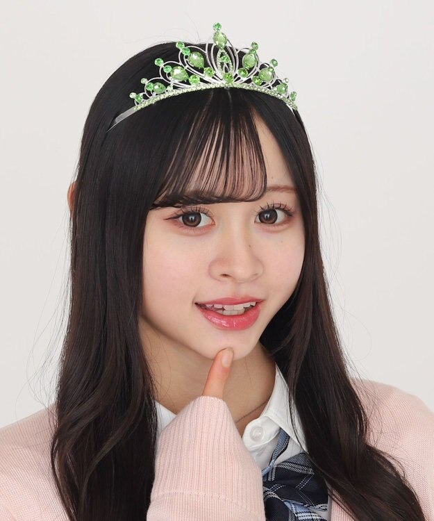 WEGO 【SCHOOLITEM】キラキラティアラ グリーン