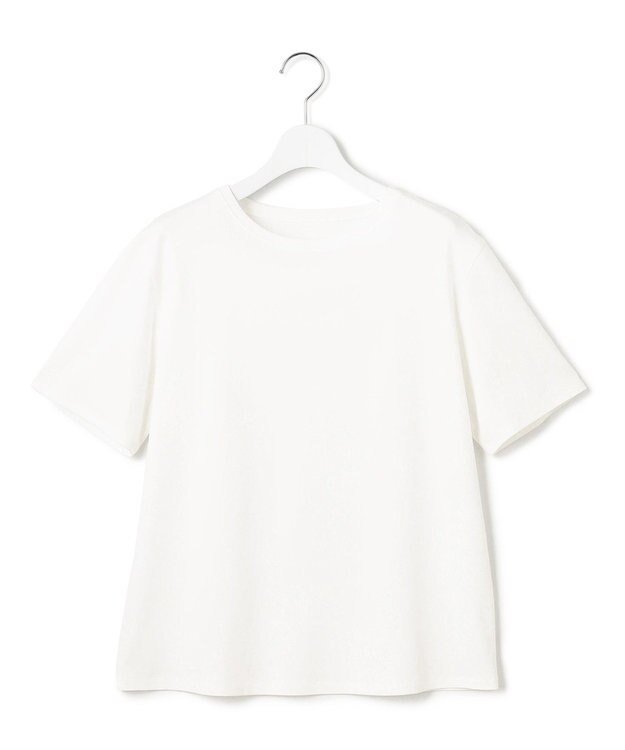 23区 S 【好評につき新色追加/汗じみ防止】エンブロイダリージャージー レースキャミソール付き カットソー ベージュ系