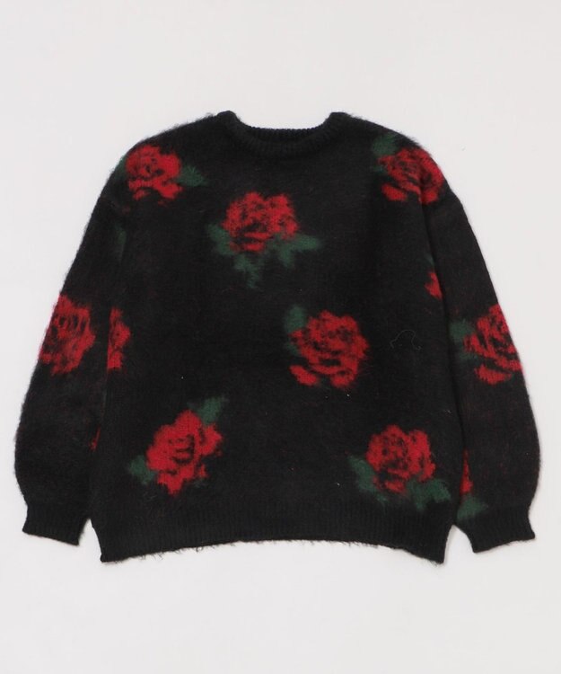 WEGO 【2025年秋冬新作】シャギーパターンニットBIGプルオーバー 柄4