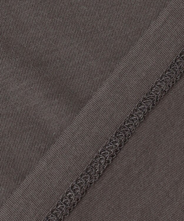 uncrave アルビニスタシフォン ハイネック カットソー（uncrave STANDARD） チャコールブラウン