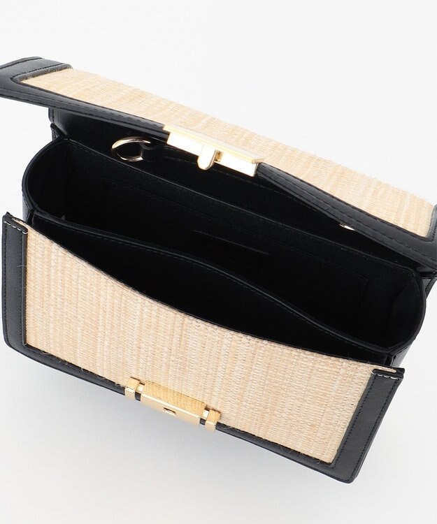 23区 【CLASSY.6月号掲載/Oggi4月号掲載】雑材ミニ ショルダー ブラック系1