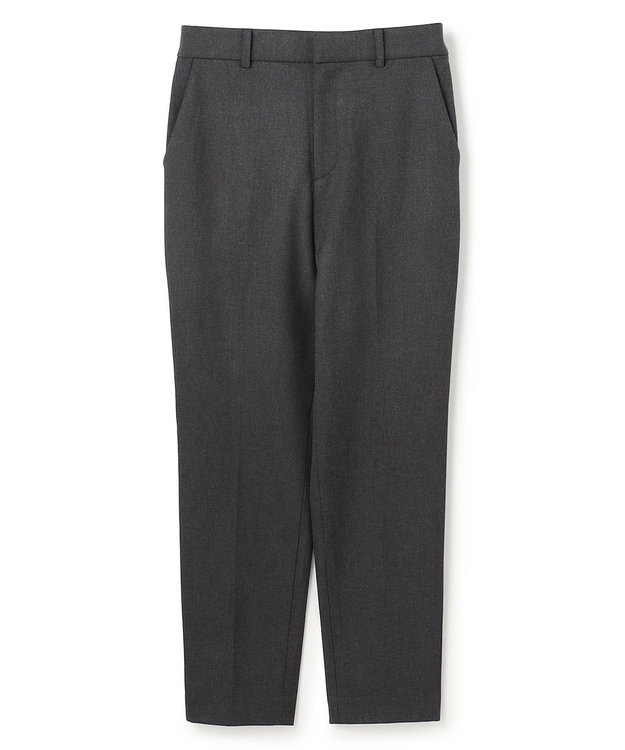 UNFILO 【ウエストゴム/14サイズ展開】beauty warm pants テーパード チャコール