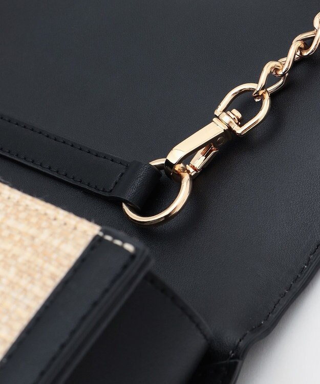 23区 【CLASSY.6月号掲載/Oggi4月号掲載】雑材ミニ ショルダー ブラック系1