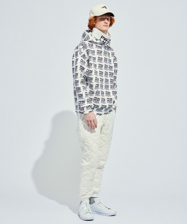 PW CIRCULUS 【NEWデザイン】【MEN】 ＰＷＰＷ  デタッチャブルフーディー ホワイト系5