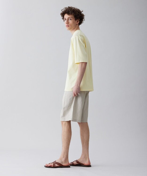 UNFILO MENS 多機能 ヘンリーネックＴシャツ イエロー