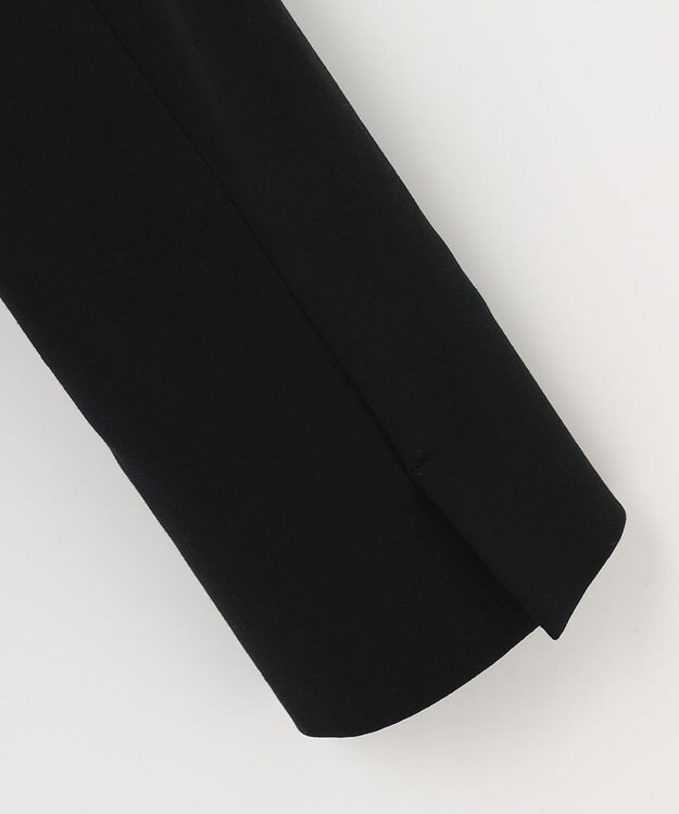 自由区 【XSサイズ～/洗える】WASHABLEPONTE テーラードジャケット ブラック系