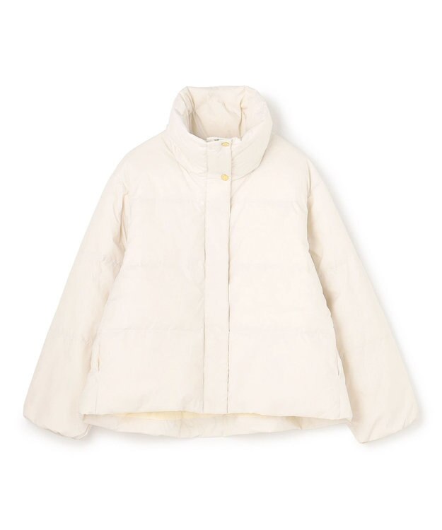 UNFILO L 【VERY掲載 / 自宅で洗濯OK / 軽量で暖かい】TAIONコラボ ショートダウン アイボリー