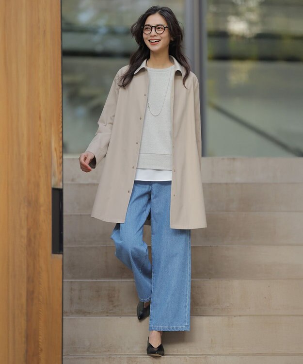 J.PRESS LADIES S ラメ裏毛 カットソー オートミール系