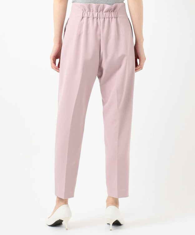 ANY SIS ハイウエストテーパード パンツ ライラック系