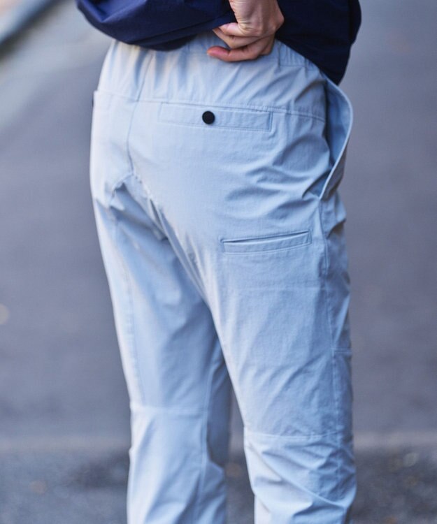 JOSEPH ABBOUD MOUNTAIN 【レディースシルエット・2WAYストレッチ/撥水】コーデュラ クライミング パンツ ライトグレー系