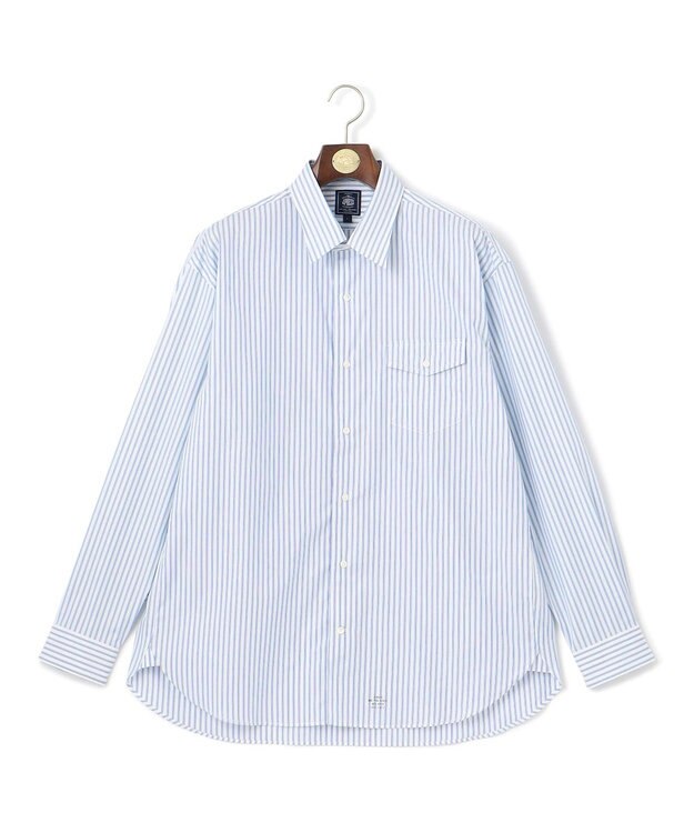 J.PRESS MEN 【J.PRESS ORIGINALS】SOKTAS Regular Collar Shirt / Baggy Fit ネイビー系1