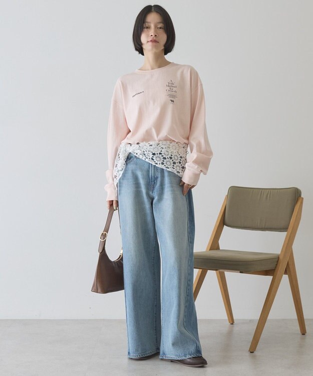 AMERICAN HOLIC トライアングルレーススカーフ Off White