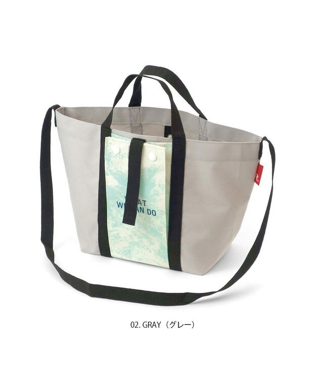 ROOTOTE 9634【ALLIANCE FOR THE BLUE × ROOTOTE】漁網ナイロン デリ2way-A 02：グレー