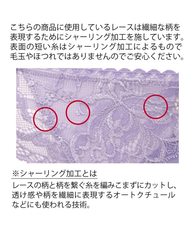 BRADELIS New York 【BRADELIS New York】　サポートバックラインスタイルショーツ23S1 ラベンダー