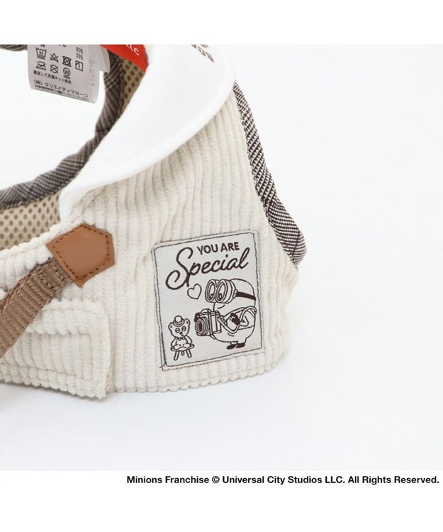 PET PARADISE ミニオン ベストハーネス  ティム 【３Ｓ】 ベージュ