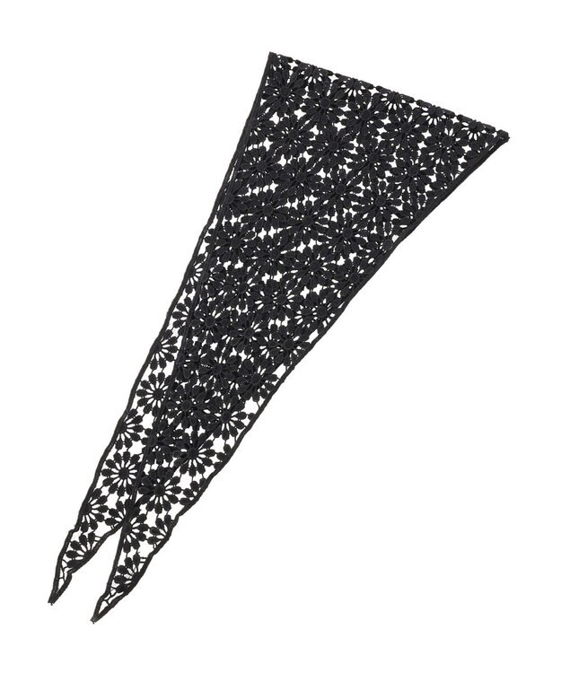 AMERICAN HOLIC トライアングルレーススカーフ Black