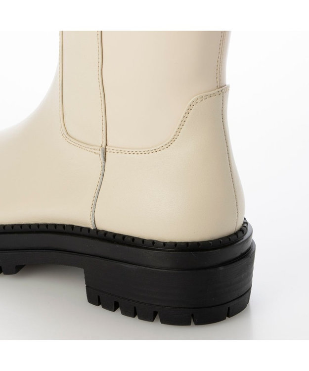 MODE ET JACOMO <MODE ET JACOMO>ストレッチロングブーツ ベージュ