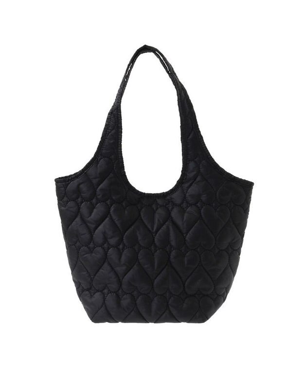 Green Parks ・ＱＵＯＮ　ハートパデットトート Black