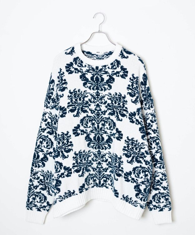WEGO ベロアモール総柄プルオーバー 柄4