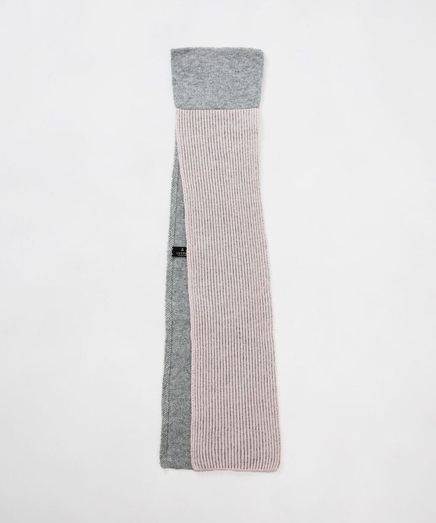 AURORA LANVIN COLLECTION（ランバン コレクション） カシミヤ１００％ニットキャンディマフラー ピンク