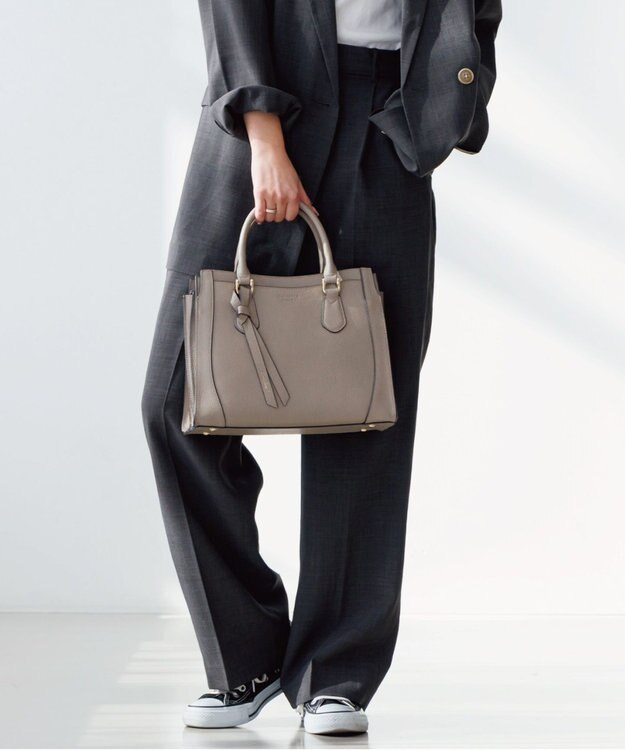 ACE BAGS & LUGGAGE Jewelna Rose クロフォード ハンドバッグ 本革 11922 ジュエルナローズ ショルダーバッグ 2way グレージュ