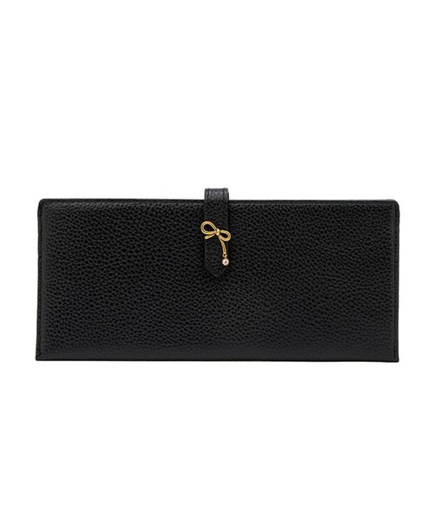 LANVIN en Bleu リュバン 薄マチ長財布 ブラック