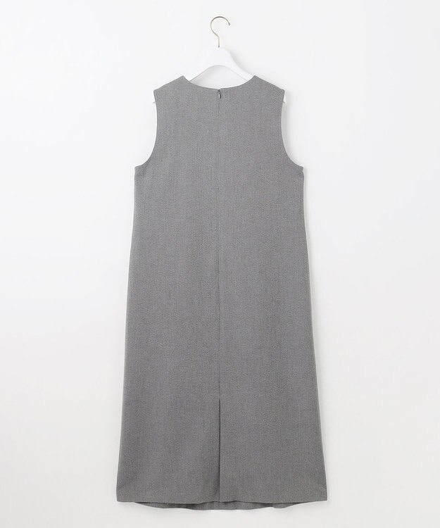 ANY SIS S ビューティサーモ2WAYストレッチ ジャンパースカート グレーシャンブレー