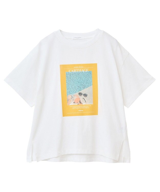 Green Parks フォトボックスＴシャツ Yellow