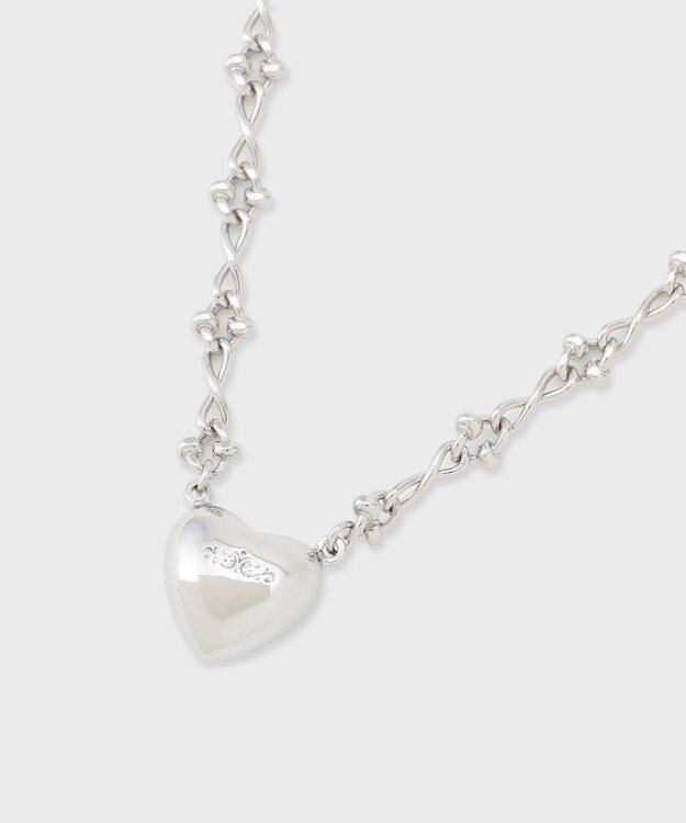 GRACE CONTINENTAL モチーフハートネックレス シルバー