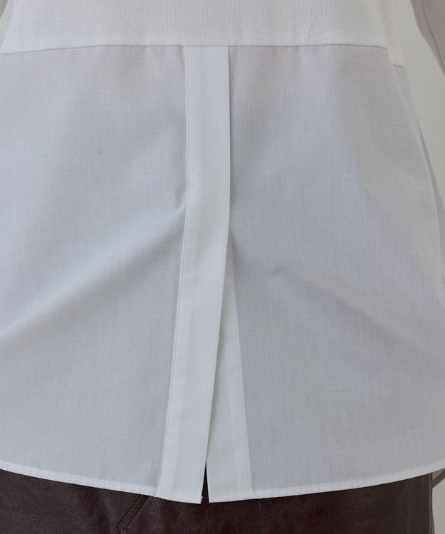 GRACE CONTINENTAL レイヤードカットトップ ホワイト