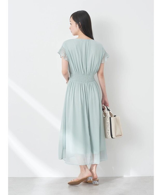 earth music&ecology シャーリングワンピース Black