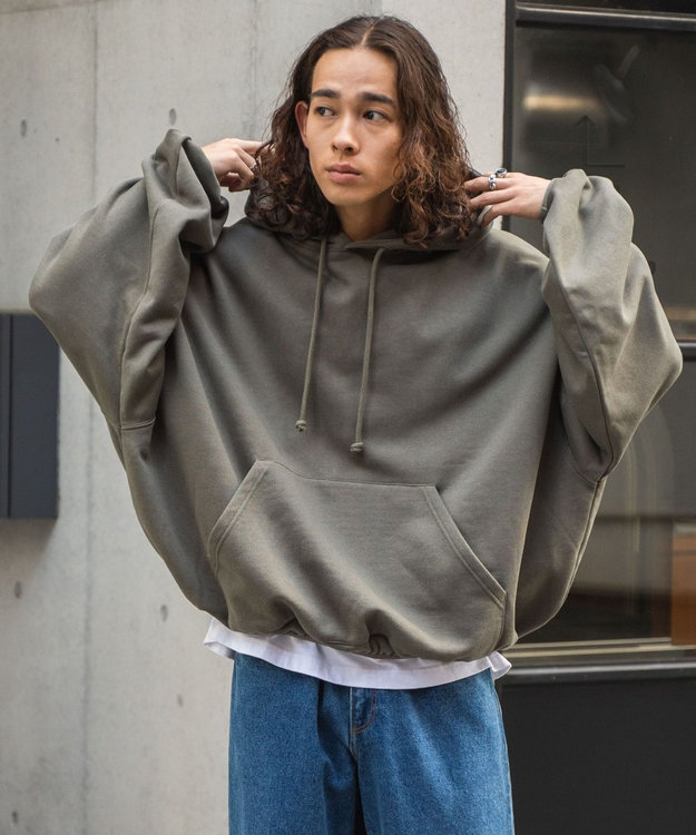 WEGO スーパーBIGバルーンパーカー カーキ