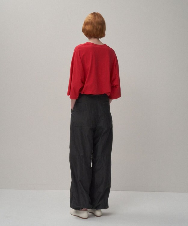 ATON SHRINK FRESCA JERSEY | ワイドスリーブＴシャツ RED