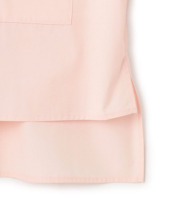 NAVE 【ReNAVE・セットアップ可/洗える/接触冷感/UVケア】コットンポリブロード クロップドシャツ ピンク系